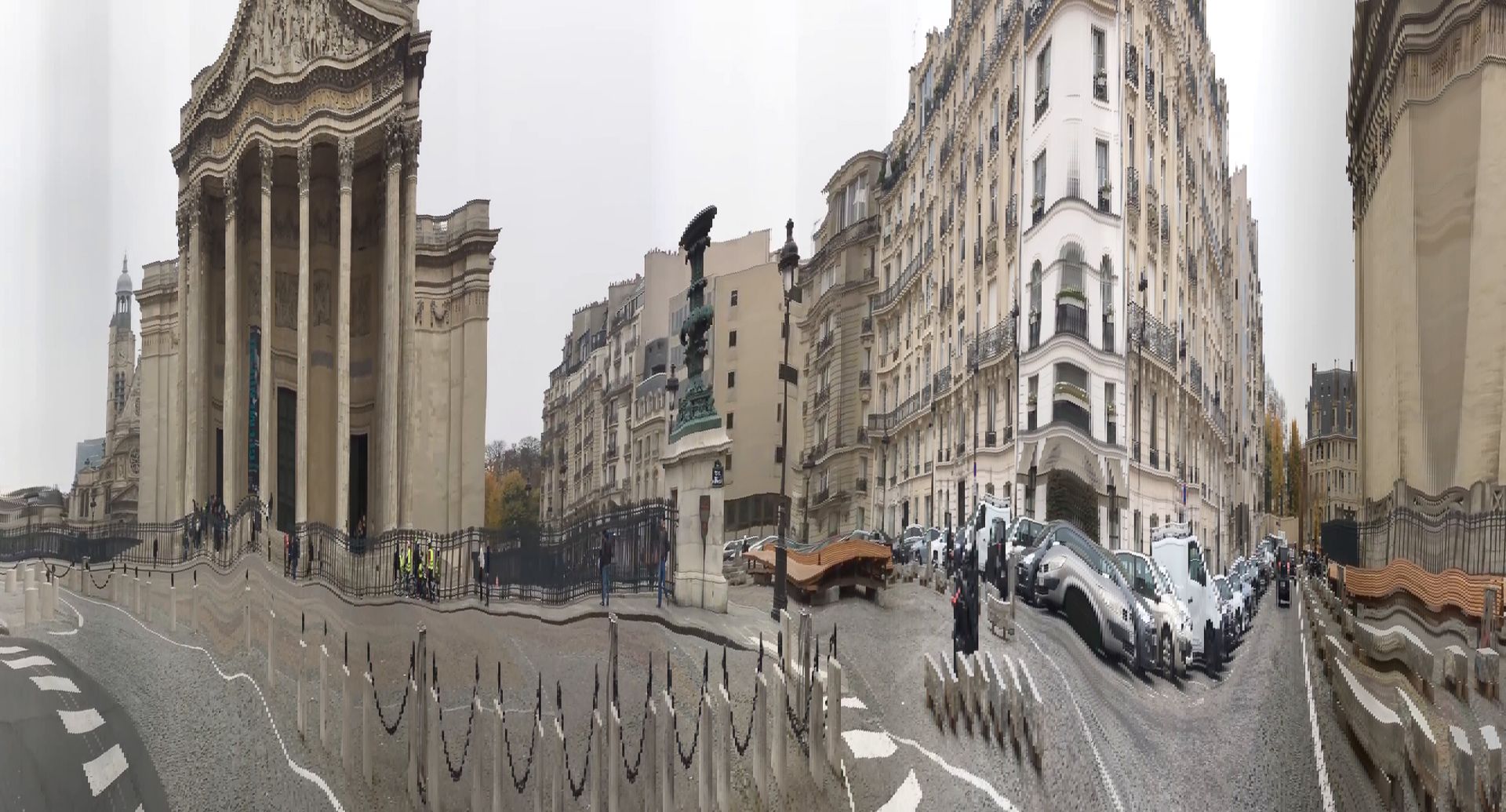 Book spread of Paris.
