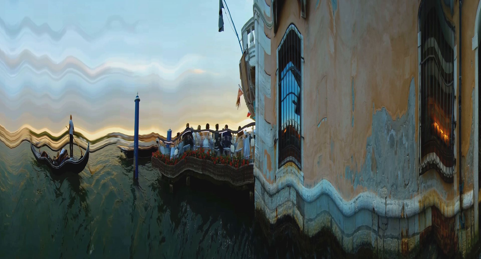 Book spread of Venice.