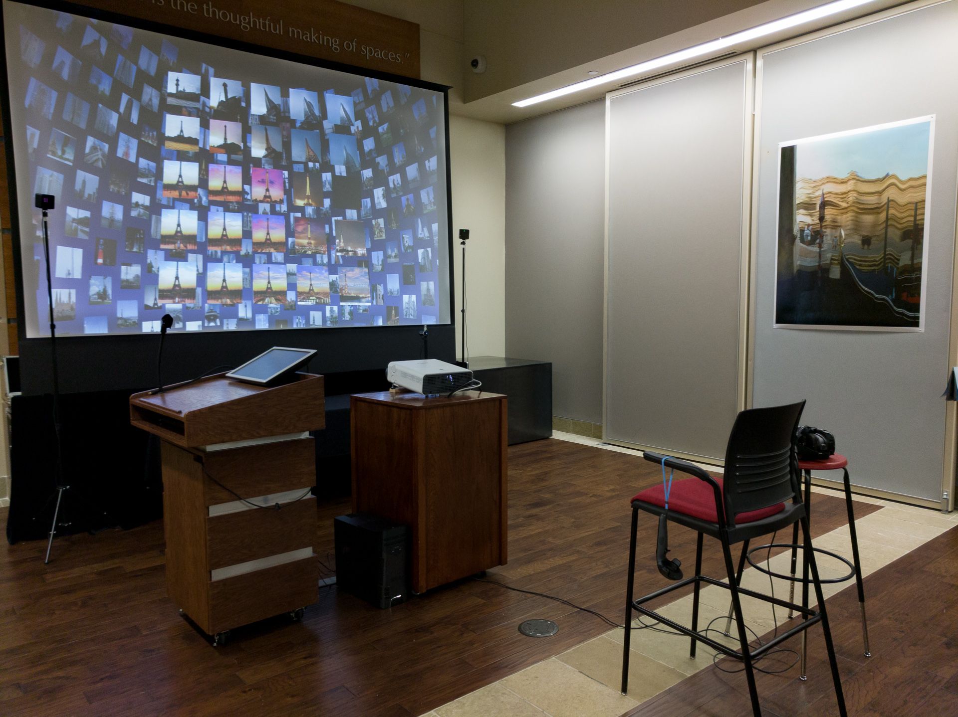 Another view, as installed in "Building & Training"